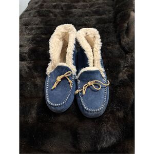 UGG Australia Alena Women’s Slippers Blue Size 9 shearling slip on shoes